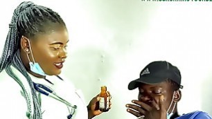 A man broke his leg and went to a clinic only to find out he was in the wrong clinic a DICK CLINIC and he had to fuck the nurse to pay for his treatment and SPB (Suruka Pussy Blaster)Sex products African gift
