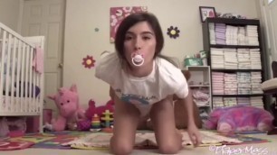 Nikki makes a Runny Mess in her Diaper