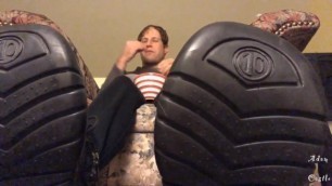 Sissy Boot Licking & Worship POV while Eating Peanuts- PREVIEW