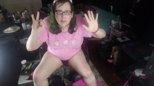 Jerk off Inspiration for Mommy by Kawaii Trans Goth Girl Solo Lesbian (JOI)