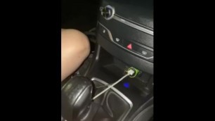 Step Son Hand Slips into Step Mom Pussy using a Vibrator Egg in the Car