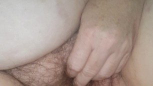 Creamy Wife Pussy with huge dildo