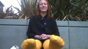 smelly yellow nylons