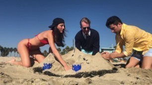 Amateurs Build Sandcastle on the Beach Ft. MySweetApple
