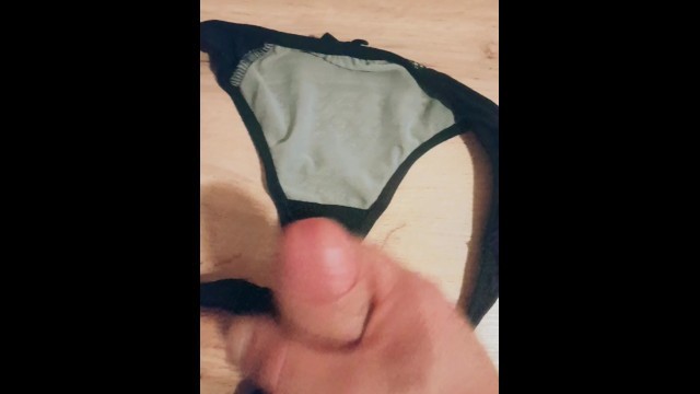 Masturbating with Wife Panties