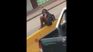 Teen Girl Dope Masturbate on Streets Publit